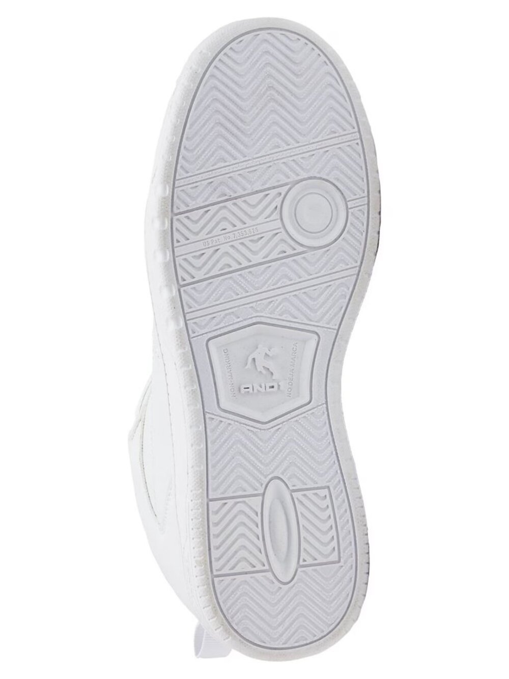 AND1 Women's Hightop Basketball Sneaker, Size 9.5, Traditional Lace Closure - Picture 2 of 5